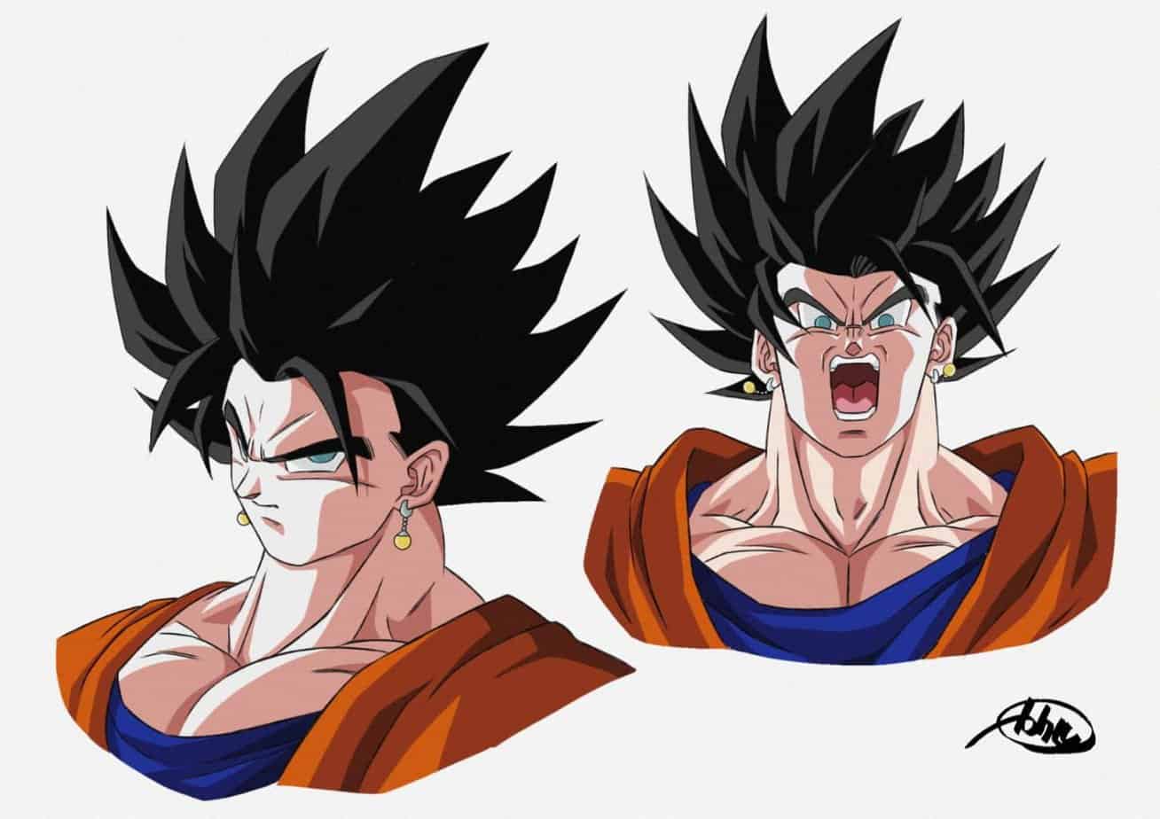 Ce serait le look de la fusion entre Goku et Gohan dans Dragon Ball Z