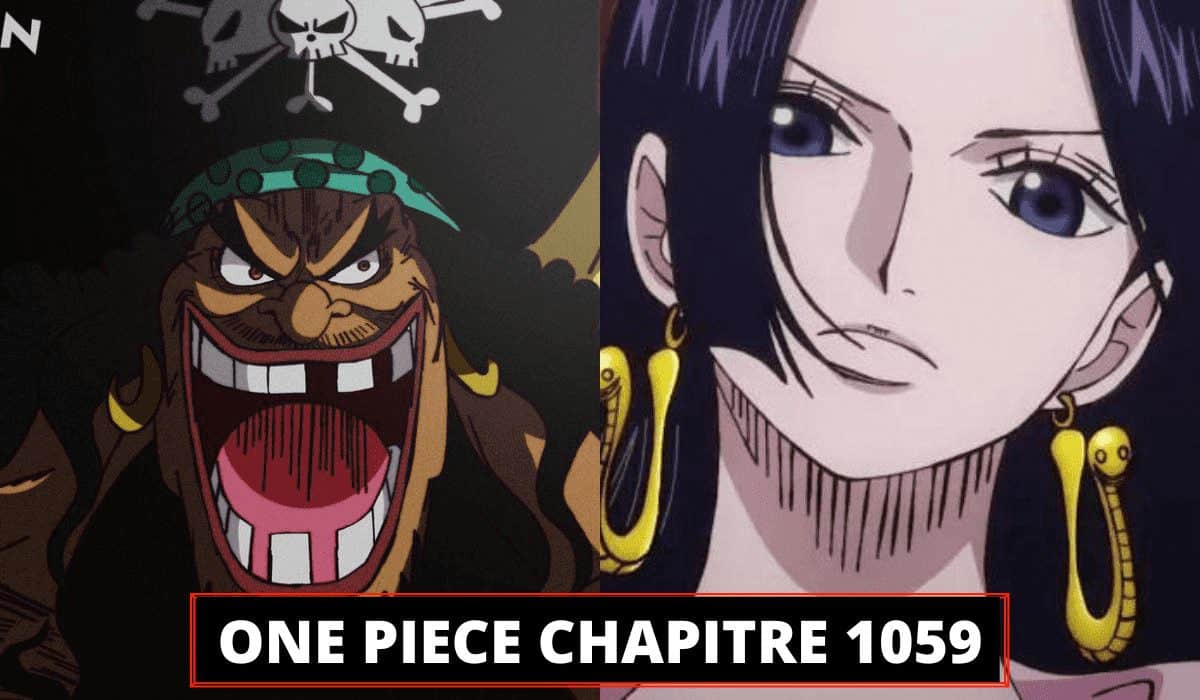 One Piece Chapitre 1059 Spoilers : Barbe Noire arrive au royaume de Boa Hancock